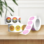 Custom Stickers Label Rolls, Build Your Own Stickers/Labels Any Design Premium Gloss BOPP Custom Sticker, Personalized Stickers for Business Logo, Custom Printed Sticker Labels 50+