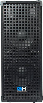 Grindhouse Speakers - GH210L-Pair - Pair of Passive Dual 10 Inch 2-Way PA/DJ Loudspeaker Cabinets - 1050 Watt each Full Range PA/DJ Band Live Sound Speaker