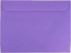 JAM PAPER 9 x 12 Booklet Colored Envelopes - Violet Purple Recycled - Bulk 1000/Carton