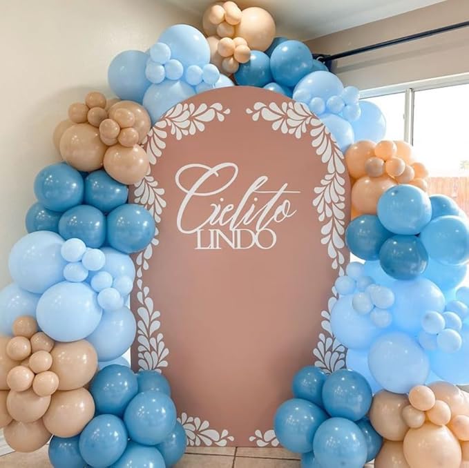Mexico Theme Arch Stand Covers Fiesta Wedding Party Elastic Fabric Background Birthday Baptismx Baby Shower Decor Props (120x220cm(W48''H86''),G-3744)