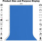 6x9FT Royal Blue Screen Backdrop for Photography, Solid Blue Photo Background for Boys Girls Portrait Photoshoots Booth Video Studio