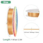 0.8 mm/20 Gauge Copper Wire for Jewelry Making, 7.5FT Copper Beading Craft Wire for Jewelry/Weaving/DIY Crafting/Planting, Color-Retaining [2.3 M, Copper Tone]
