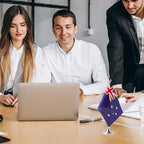 Australia Flag Australian Flags, Small Mini Australian Desk Flag, Used for Table Office Classroom Home Patriotic Events Decorations