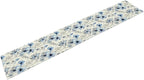 Watercolor Floral Table Runner, Blue Poppy Flower Seasonal Spring Summer Table Runner for Kitchen Dinning Table Runner Decor Home Wedding Party Holiday, 13x36 Inch