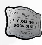 Custom Decorative Outdoor Metal Signs, Personalized Aluminum Signs, Customized Driveway Signs, Waterproof Signs Made In USA, Design 3 Metalic Silver 18x18 In