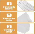 50 Pcs Popcorn Boxes Mini Paper Popcorn Box Cardboard Popcorn Container for Party Disposable Snack Candy Popcorn Bags Popcorn Holder for Movie Nights Birthday Wedding (White)