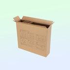 MEBRUDY 4x4x2 Inches Shipping Boxes Pack of 100, Small Corrugated Cardboard Box for Mailing Packing Literature Mailer