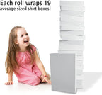 Current Snowflake on Red Christmas Rolled Wrapping Paper - Premium Jumbo 23-Inch x 32-Foot Gift Wrap Roll, 61 Square Feet Total