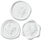 Wax Seal Stickers (60 Pcs, 3 Designs in 1 Pack) Premium Envelope Seal Stickers for Wedding Invitation Envelopes, Adhesive Wax Seals, Perfect for Seating Chart, Gift Wrapping