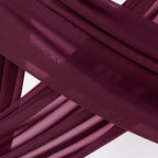 Socomi Wedding Arch Draping Fabric 1 Panel 29" x 19Ft Burgundy Sheer Chiffon Curtain Drapes 6 Yards for Wedding Ceremony Birthday Party Decoration