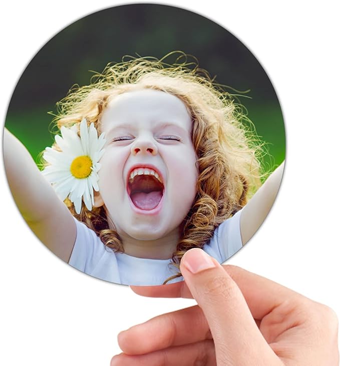Personalized Custom Stickers for Business Logo Customized Labels with Photo Text Image Make Your Own Vinyl Bulk 300 Pack, Ylable9-300
