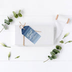 Andaz Press 100-Pack Thank You for Celebrating with Us Favor Tags Navy Blue Ombre Watercolor Cardstock Gift Tags with Bakers Twine for Wedding Baby Shower Bridal Shower Party Favors 2 x 3.75-Inches