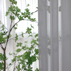 Window Gray Sheer Curtains 72 Inches Long 2 Panels Sheer Curtain Basic Rod Pocket Panel for Bedroom Children Living Room Yard Kitchen (Gray, 52" W x 72" L | 2 pcs)