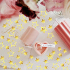 Confetti Star Metallic Foil Confetti Sprinkles for Wedding/Birthday/Festival Party Decorations 1.5OZ(Gold, 24mm&18mm)