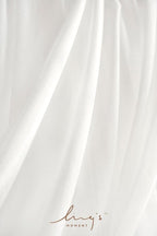 Ling's moment Wedding Arch Draping Fabric 2 Panels 32Ft x 30" Wrinkle-Free Wedding Arch Drapes Chiffon Fabric, White Curtain for Wedding Ceremony Reception Background Party Home Garden Decorations