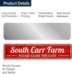 Custom Signs Outdoor Metal, Personalized Street Sign for Home Bar Wall Decor, 6x24 Inches, Fade Resistant Aluminum-UV Protected and Weatherproof