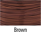 Artistic Wire, 20 Gauge Tarnish Resistant Colored Copper Craft Wire, Brown, 15 yd
