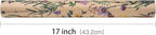 RUSPEPA Wild Flower Wrapping Paper Roll for Women, 17 Inches x 32.8 Feet, Mini Roll, Kraft Floral Design Wrapping Paper for Christian Gifts, Birthdays, Weddings, Bridal Shower and Engagement