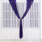 Eternal Beauty Sequin Backdrop Curtains, 2x8 Ft-2 Panels Purple Back Drop for Shimmer Photography Party Wedding Birthday Decor