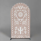 Mexico Theme Arch Stand Covers Fiesta Wedding Party Elastic Fabric Background Birthday Baptismx Baby Shower Decor Props (75x180cm(W30''H72''),G-3762)