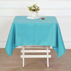 Efavormart 54x54 Turquoise Wholesale Linens Seamless Polyester Square Linen Tablecloth for Wedding Banquet Party Restaurant