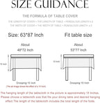 patdrea Designer Linen French Tablecloth for Rectangle Table,Fall Country Breathable Floral Tablecloths,Table Cover for Kitchen Dining,Tea Party,Christmas,Thanksgiving,63"x87"-Oliveirad