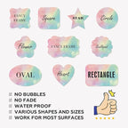 Custom Stickers Personalized Labels - Customized Stickers with Any Design Image Logo Text,Custom Stickers for Business Logo,Custom Thank You Label Stickers,100 Labels (Oval,5"x2")