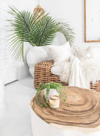 Large Artificial Palm Leaves Palm Fronds Tropical Leaves Areca Palm Branches Palm Leaves with Stem Palm Tree Leaves Faux Palm Leaves for Floral Arrangement Fake Leaves Palm Sunday Decor-Large Leaf