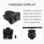 SHEHDS Moving Head Light Beam Wash LED 12x12W RGBW 4in1 DJ Lights Lighting Professional 9/16 Channels DMX512 Sound Activated Strobe Effect Stage Lights for Christmas Events Night Clubs Disco KTV Bar