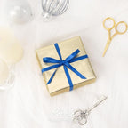Ribbli Royal Blue Satin Ribbon Double Faced Satin 1/4 Inch x Continuous 100 Yards-Blue Ribbon for Gift Wrapping Crafts Wedding Decoration Bows Bouquet Floral Arrangement