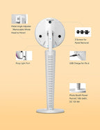 Portable Photo Booth Stand Compatible with 10.2"-12.9" iPad, Large Light Box Music Sync Metal Selfie Photobooth Machine Cyratok Software Control for Events,Rentals & Business Use(Flight Case)