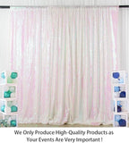 ShinyBeauty 7FTX7FT Iridescent White Sequin Backdrop | Glitter Wedding Photo Booth Background | Sparkly Shimmer Baby Shower Decor | No Dropping Sequins | Dense Backdrops Design