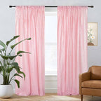 Eternal Beauty Sequin Backdrop Curtains, 2x8 Ft-2 Panels Pink Back Drop for Shimmer Photography Party Wedding Birthday Decor
