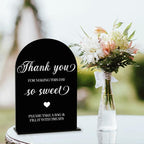Black Candy Bar Sign, Dessert Table Sign, Wedding Engagement Bridal Shower Decor fo Ceremony Reception Party, Weddings Table Acrylic Sign