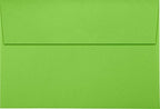 LUXPaper A10 Invitation Envelopes | Peel & Press | 6" x 9 1/2" | Limelight Green | 80lb. Text | 50 Qty