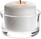 WGV Tea Light Votive Candle Holder 2x1.2 H, Clear Stubby Utility Cylinder Glass, Small Home Accent Decor, 6 Pieces