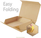 PACKHOME Extra Large Gift Box 17.5x11.3x4.3 Inches, Sturdy Shirt Box with Magnetic Lid for Clothes and Large Gifts (Kraft)