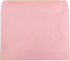 JAM PAPER 9 x 12 Booklet Premium Envelopes - Baby Pink Pastel - 25/Pack