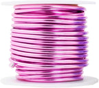 Mandala Crafts 2.5mm 10 Gauge Pastel Color Anodized Aluminum Wire for Sculpting, Armature, Jewelry Making, Gem Metal Wrap, Garden, Colored and Soft, 4 Rolls