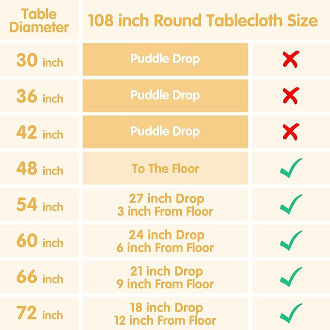 BRILLMAX 6 Pack White Round Tablecloths 108 Inch - Circle Bulk Linen Polyester Fabric Washable Table Cloth Cover for Wedding Reception Banquet Birthday Party Buffet Restaurant