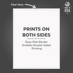 Interior Car Window Stickers for Cars & Dealerships - Blank White | 8.5" x 11" | (250 Pack of Stickers) (Adhesive) (Laser Printer)