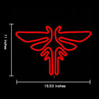 Moth Neon Sign Game Neon Light for wall Decor Red LED Neon Signs Animal Neon Lights for Bedroon Kids Room Video Game Center Decor