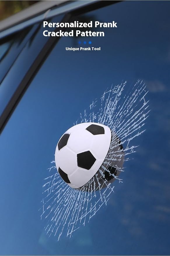 Car 3D elf Ball car Sticker, car Window Funny Creative Decorative Sticker(18cmx18cmx3cm) (Basketball)