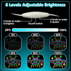 UFO Neon Sign,Cat Dimmable LED Light Signs for Wall Art Decor,Space Backdrop for Game Room Bedroom Club Party Man Cave,Gift for Boys Teen Men USB Powered（15"*12.1"）