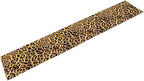 Leopard Print Dinning Table Runner, Cotton Linen Rustic Cottage Country Farm Safari Wildlife Fur Print Table Runners for Table Dresser Runner Dinning Kitchen Party Holidays Home, 13x120 Inch