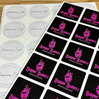Custom Waterproof Vinyl Stickers with Your Image Photo Text or Logo | Personalized Dishwasher Safe Label for Business Logo