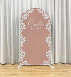 Mexico Theme Arch Stand Covers Fiesta Wedding Party Elastic Fabric Background Birthday Baptismx Baby Shower Decor Props (90x180cm(W35''H72''),G-3744)
