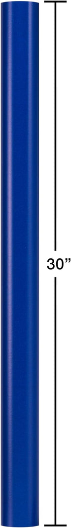 American Greetings Reversible Wrapping Paper Jumbo Roll for All Occasions, Navy and Stripes (1 Roll, 175 sq. ft.)