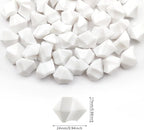 White Vase Fillers for Home Decor, Fake Crushed Ice Cubes, Vase Fillers, 150 pcs Reusable Fake ice Cubes for Photography Accessories Props Decoration for Wedding