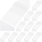 12 Pack White Satin Table Runner 12 x 108 inch Long Premium Smooth Table Runner for Wedding, Banquets, Birthday, Party, Graduation, Engagements,Table Runners fit Rectangle and Round Table